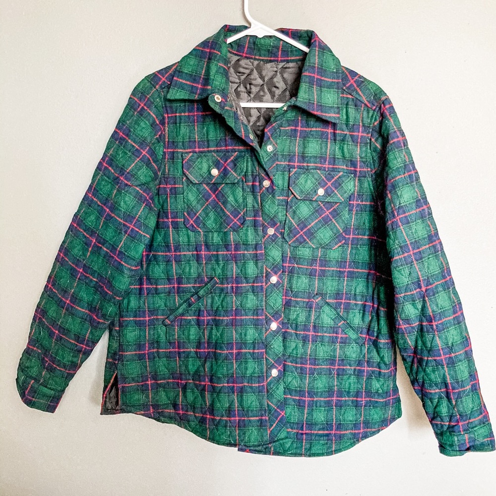 Flannel Oversized Jacket - Sz: Small